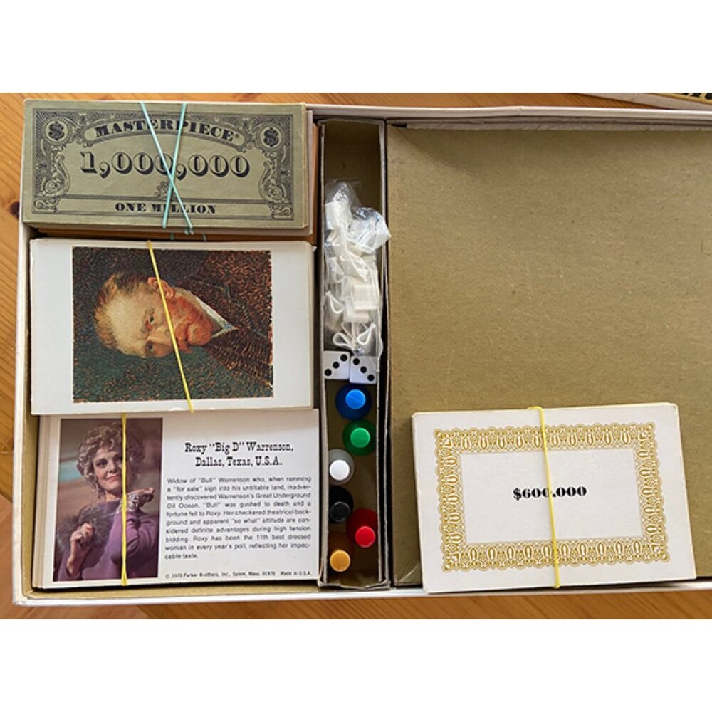 COMPLETE: “Masterpiece The Art Auction Game”: Parker Brothers 1970 - Picture 7 of 13